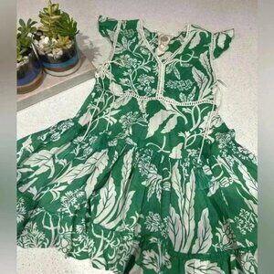 Z&L women’s floral knitted end edge fit & flare mini dress size S